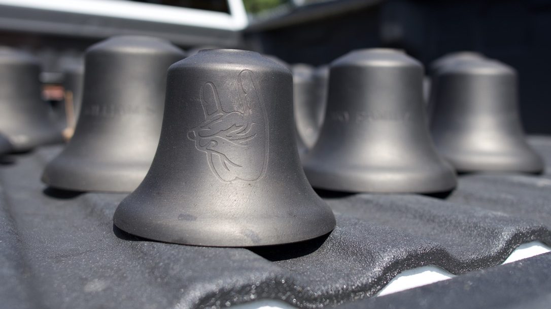 Bells on the bed of a truck